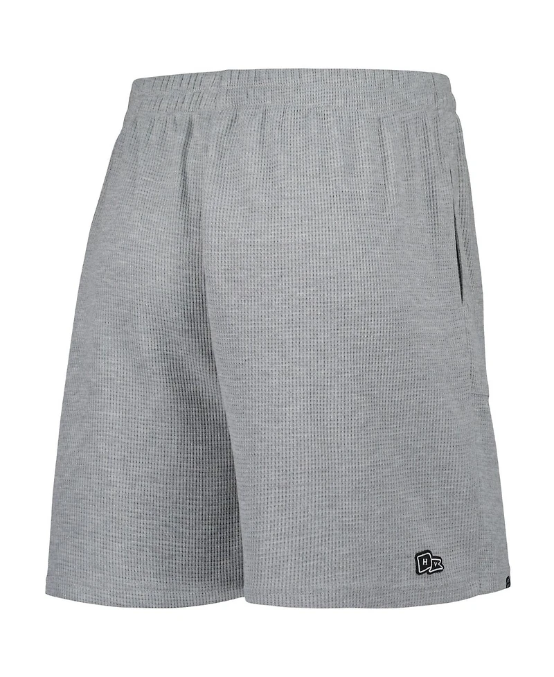Hype and Vice Women's Heather Gray Alabama Crimson Tide Pocket Hit Grand Slam Waffle Shorts