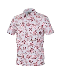 Reyn Spooner Men's White St. Louis Cardinals Cooperstown Collection Performance Polo Shirt