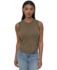 Dkny Jeans Women's Cotton Boucle Sleeveless Sweater - Kj5