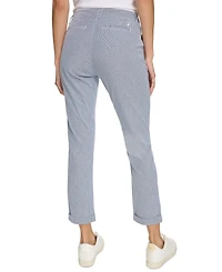 Nautica Jeans Women's Montauk Chino Mid-Rise Straight-Leg Pants