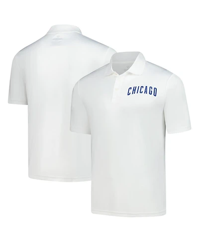 Fanatics Men's White Chicago Cubs Component Polo Shirt