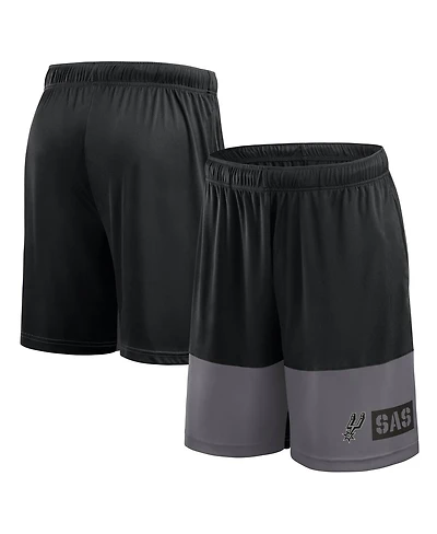 Logo Athletic Men's Black San Antonio Spurs Best of the Shorts