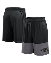 Logo Athletic Men's Black San Antonio Spurs Best of the Shorts