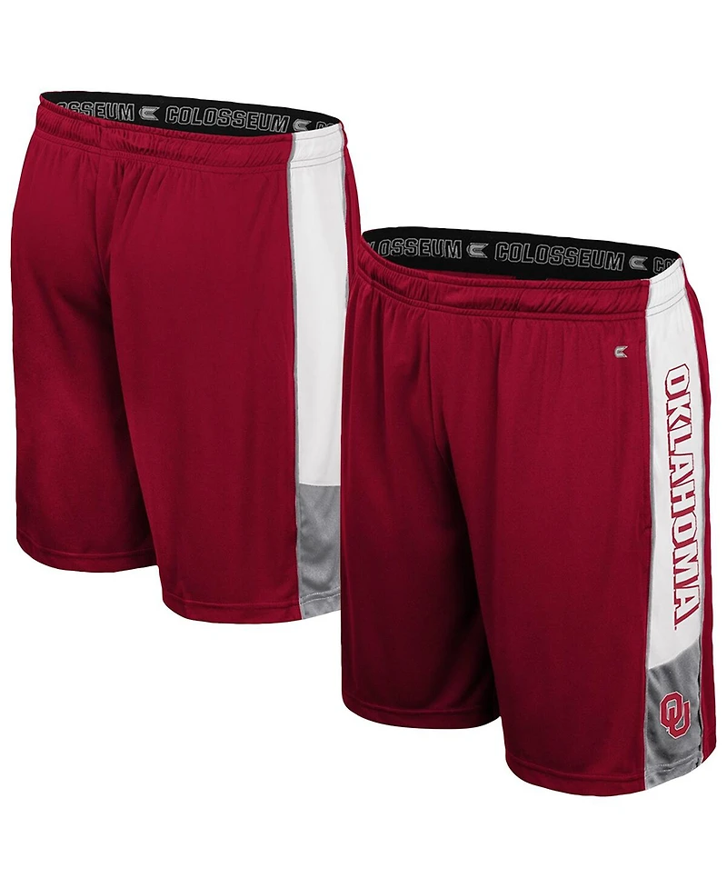 Colosseum Men's Crimson Oklahoma Sooners Quantum Shorts