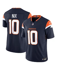 Nike Men's Bo Nix Navy Denver Broncos Alternate Vapor F.u.s.e. Limited Jersey