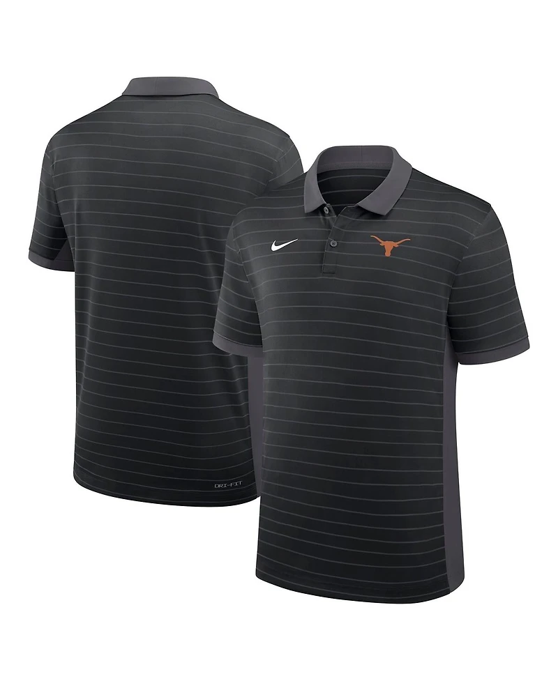 Nike Men's Texas Longhorns 2025 Early Season Coaches Sideline Victory Stripe Performance Polo Shirt