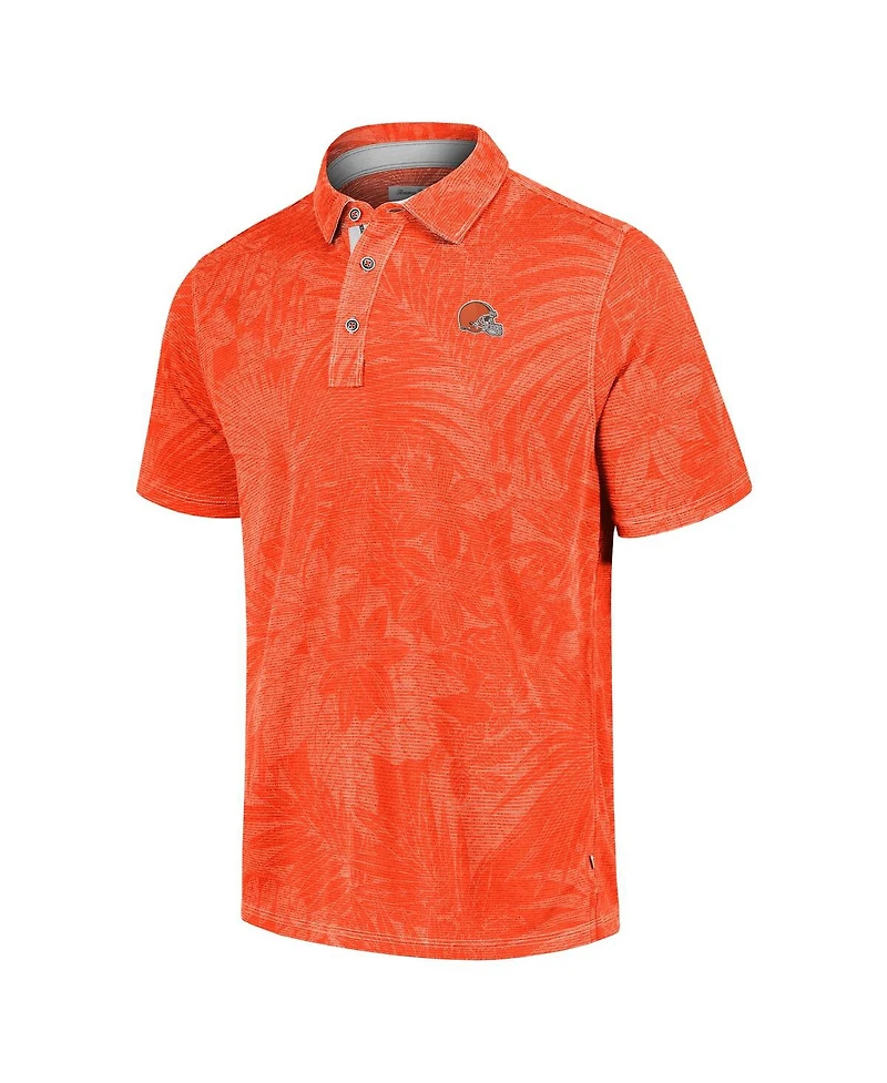 Tommy Bahama Men's Orange Cleveland Browns Sport Santiago Paradise Polo Shirt