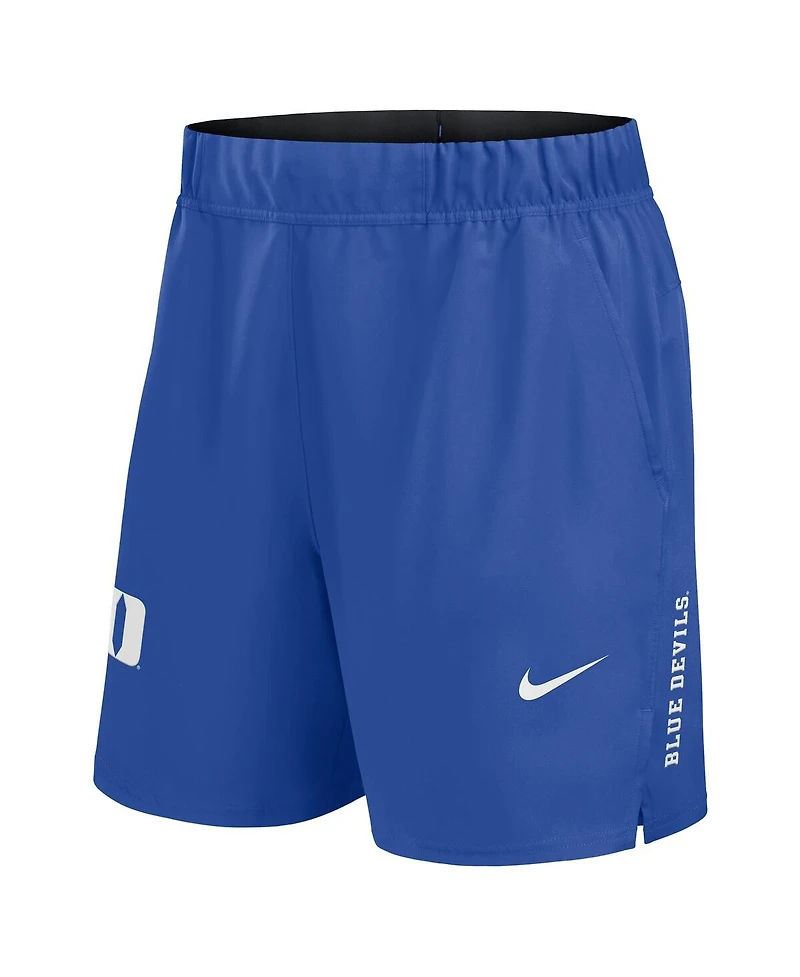 Nike Men's Royal Duke Blue Devils Primetime Woven Victory Performance Shorts