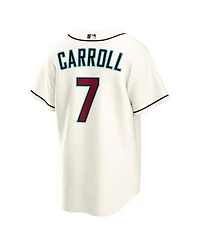 Nike Men's Corbin Carroll Cream Arizona Diamondbacks Home Replica 2.0 Player Jersey
