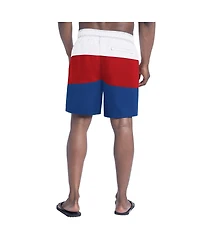 G-iii Sports by Carl Banks Men's Royal/Red New York Giants Sunrise Volley Swim Shorts