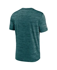 Nike Men's Midnight Green Philadelphia Eagles Sideline Velocity Performance T-Shirt