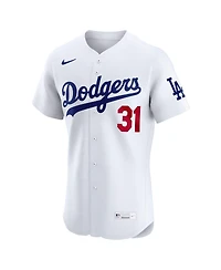 Nike Men's Tyler Glasgow White Los Angeles Dodgers Home Elite Jersey