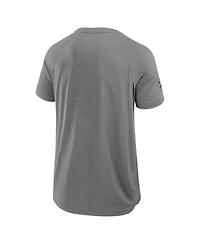 Fanatics Men's Heather Gray Washington Capitals 2025 Stanley Cup Playoffs Authentic Pro Rink Performance T-Shirt