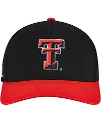 Top of the World Men's Black/Red Texas Tech Red Raiders Reflex Two-Tone Flex Hat