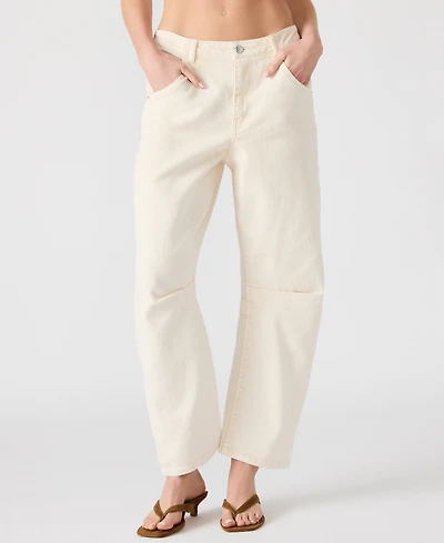 Steve Madden Women's Barrel-Leg Hart Jeans