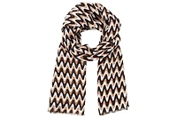 Olsen Waved Striped Scarf