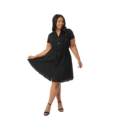 Smak Parlour Plus 1960s Fit & Flare Dress