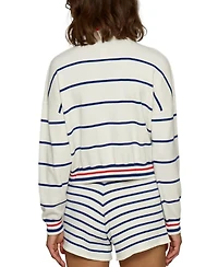 Central Park West Women's Nautical Stripe Polo