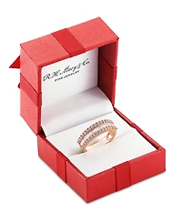Diamond Baguette Cluster Band (1 ct. t.w.) 14k White, Yellow or Rose Gold