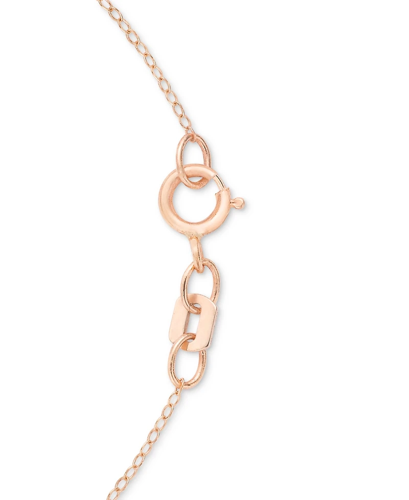TruMiracle Diamond 18" Pendant Necklace (1/2 ct. t.w.) 14k White, Yellow, or Rose Gold