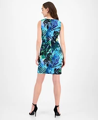 Connected Women's Printed Sheath Dress