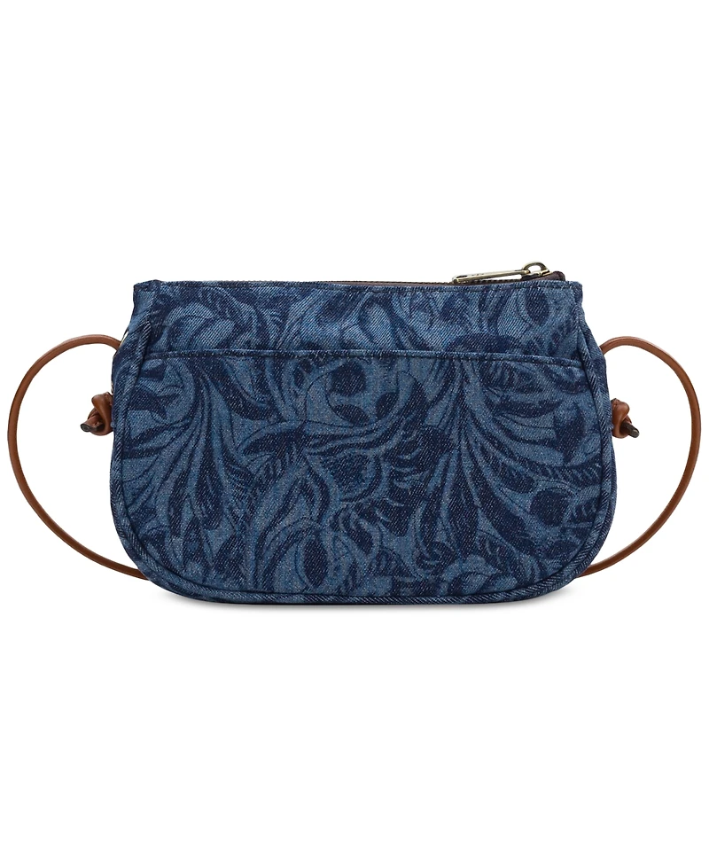 Patricia Nash Bacoli Small Denim Crossbody Bag