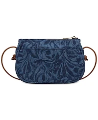 Patricia Nash Bacoli Small Denim Crossbody Bag