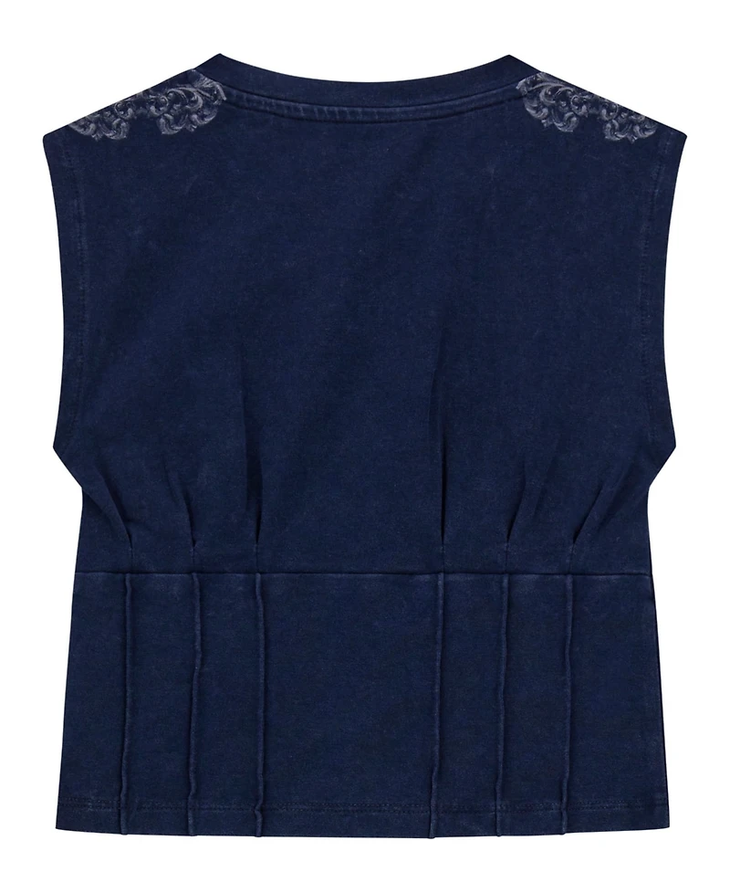 Guess Big Girls Crewneck Corset Tank Top