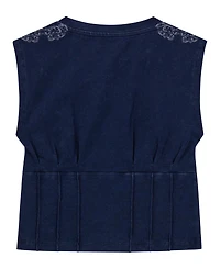 Guess Big Girls Crewneck Corset Tank Top
