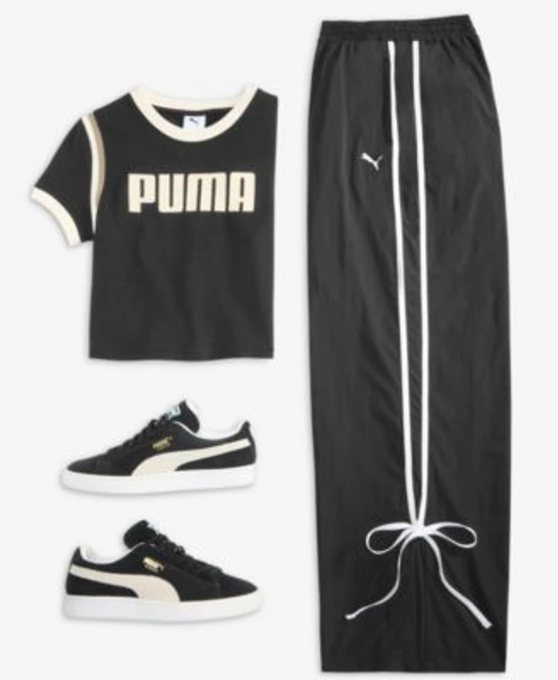 Puma Womens Baby T Shirt Track Pants