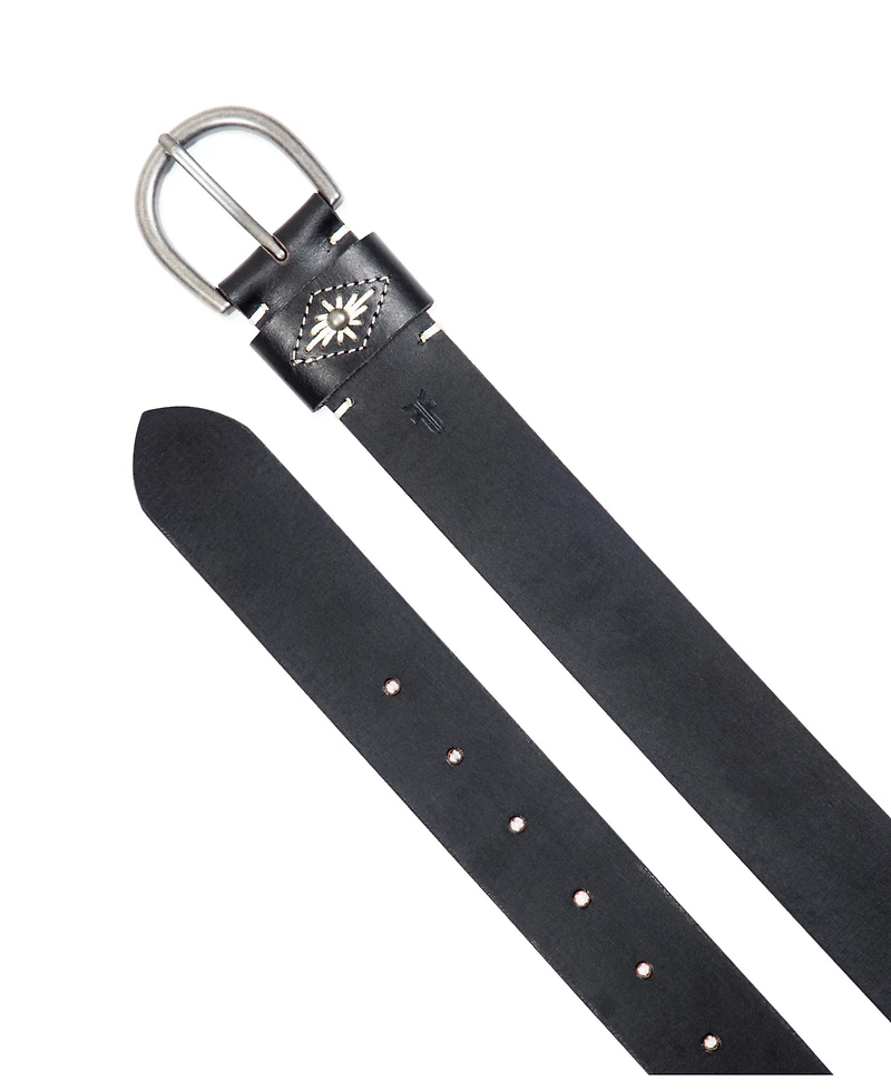 Frye Women's Embroidery On Loop Belt