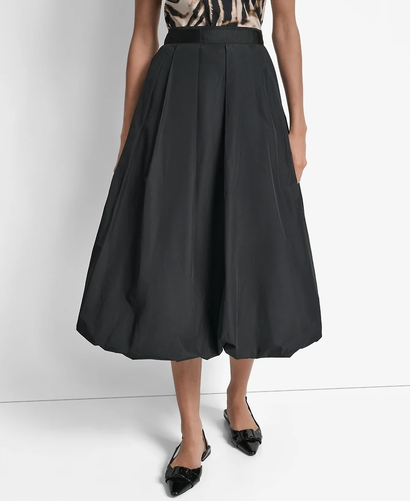 Dkny Women's Bubble-Hem A-Line Midi Skirt
