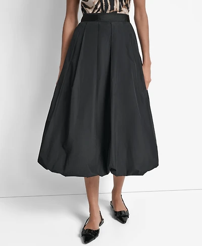 Dkny Women's Bubble-Hem A-Line Midi Skirt
