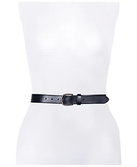 Frye Women's Stitched Edge Shaped Keeper Belt