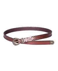 Frye Women's Leather Laced Buckle Belt