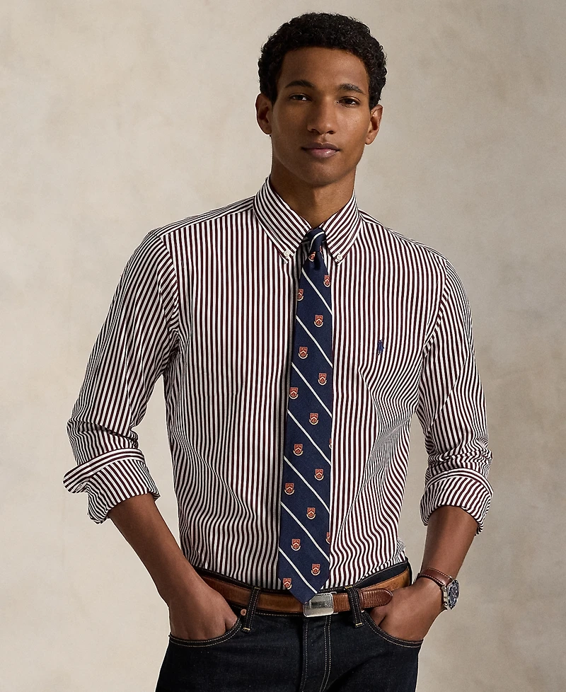 Polo Ralph Lauren Men's Classic-Fit Striped Poplin Shirt