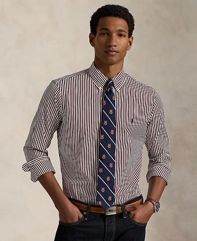 Polo Ralph Lauren Men's Classic-Fit Striped Poplin Shirt