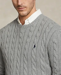 Polo Ralph Lauren Men's Big & Tall Cable-Knit Cotton Sweater