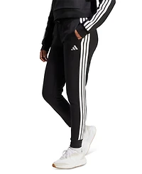adidas Women's Essentials Three Stripes Fleece Slim Pants
