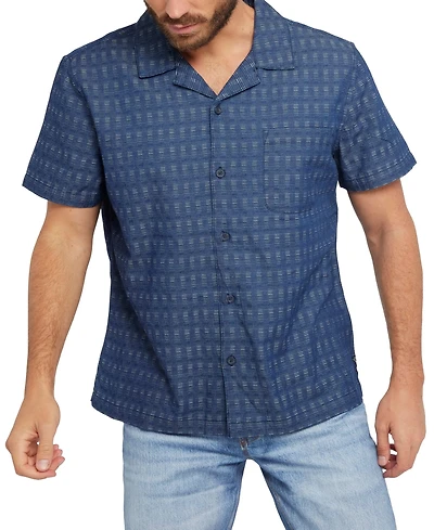 Guess Men's Textured Resort Shirt