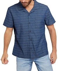 Guess Men's Textured Resort Shirt