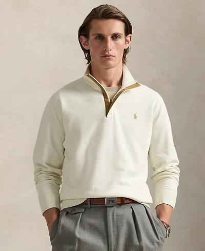 Polo Ralph Lauren Men's Luxury Jersey Quarter-Zip Pullover Sweater