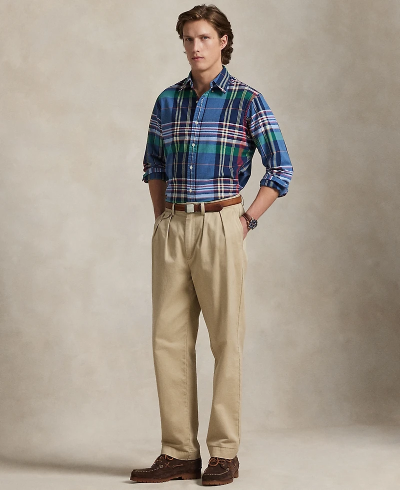 Polo Ralph Lauren Men's Classic-Fit Plaid Oxford Shirt