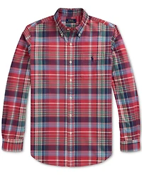 Polo Ralph Lauren Men's Classic-Fit Plaid Oxford Shirt