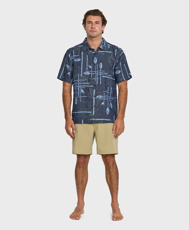 Quiksilver Waterman Men's Paddle Out Short Sleeve Shirt