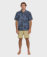 Quiksilver Waterman Men's Paddle Out Short Sleeve Shirt
