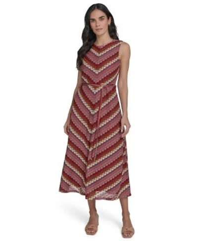 Jessica Howard Womens Sleeveless Lace Midi Dress 4p 16