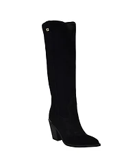 Guess Women's Sashan Knee-High Topstitched Western Boots