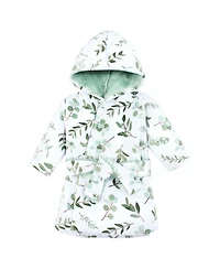 Hudson Baby Boys Unisex Sumptuous Mink-Tone Robe with Faux Fur Interior for Poolside & Beach