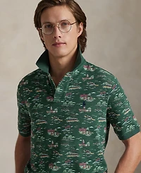 Polo Ralph Lauren Men's Classic-Fit Scenic-Print Mesh Shirt